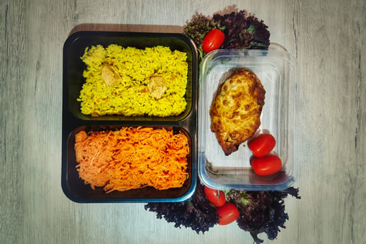 lunch box - catering - obiad - poniedziałek