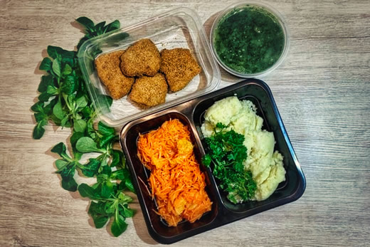 lunch box - catering - obiad - poniedziałek